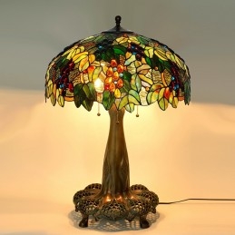 Stolní vitrážová lampa...
