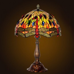 Stolní vitrážová lampa...