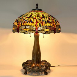 Stolní vitrážová lampa...