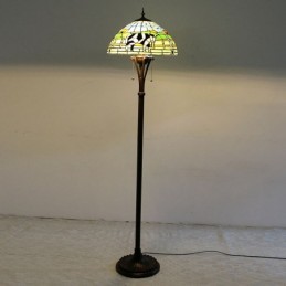 Stojací lampa z barevného...