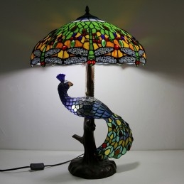 Stolní lampa z barevného...