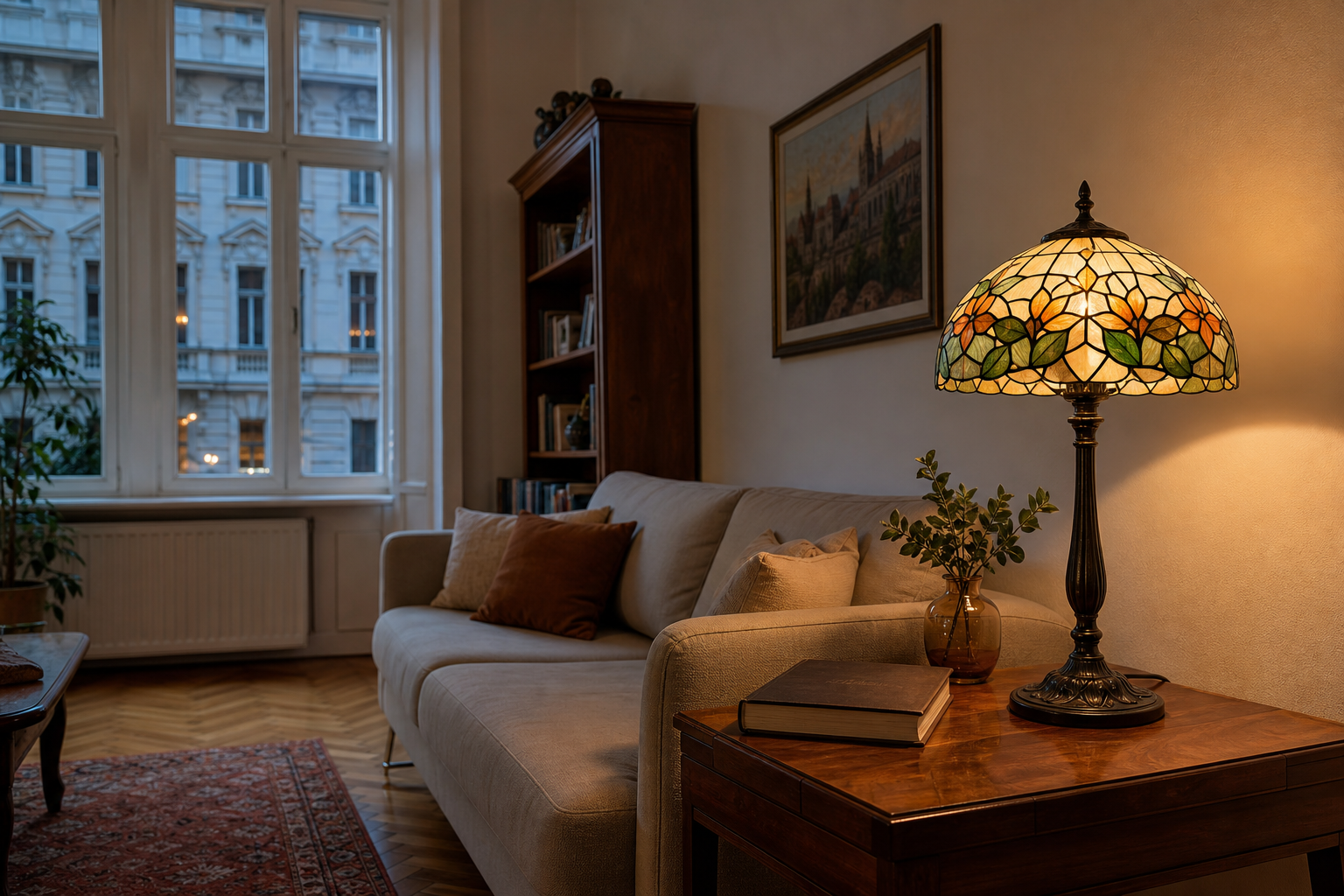 Lampa Tiffany v českém interiéru: jak vybrat světlo, které zútulní domov