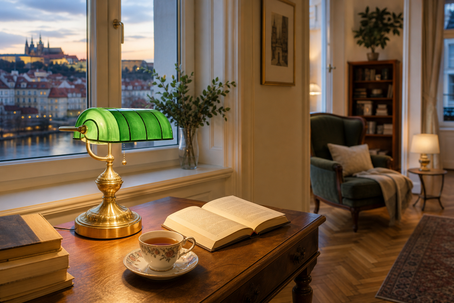 Bankovní lampa Tiffany v českém bytě: Proč ji Češi dávají na stůl i parapet